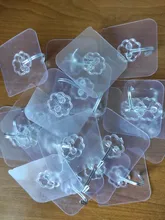 Colgadores de pared de puerta autoadhesivos transparentes para 20 piezas, ganchos de succión de carga pesada, ventosa de taza para cocina y baño