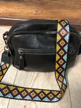 Correa ajustable para bolso, accesorios para bolsos, cinturón de cuero, correa de hombro ancha de arcoíris, correa de repuesto para bolso