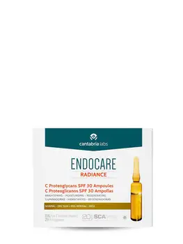 

Endocare radiance c proteoglycans spf 30 ampoules regenerates, moisturises and illuminates your skin. Normales-dried skins.