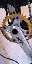 Bicycle Chainwheel Screws Crankset-Parts Road-Bike-Disc MTB 7075 Alloy for 5pcs