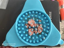 Comedero lento para mascotas, ventosa para alimentación de perros, almohadilla para lamer, tazón de silicona suave, esterilla para entrenamiento de aseo, 18x18x1,5 cm