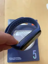 Xiaomi-Pulsera Mi Band 5 de silicona, correa amarilla 100% original, muñeca, repuesto
