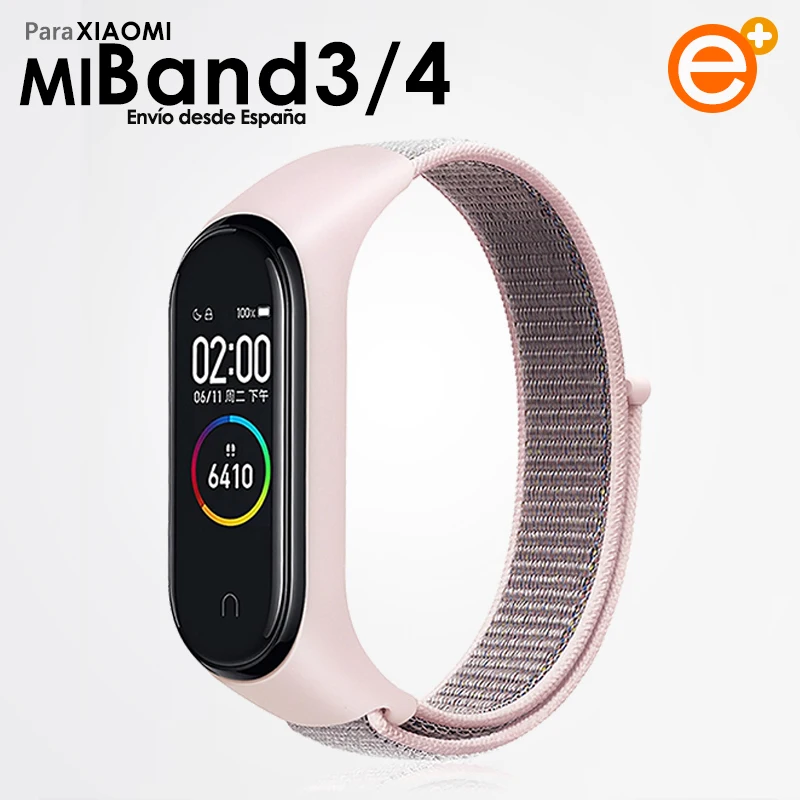MIBand4主图尼龙粉红色