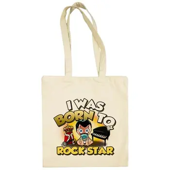 

Cloth bag I was born to be Rock Star spoof Baby Freddy