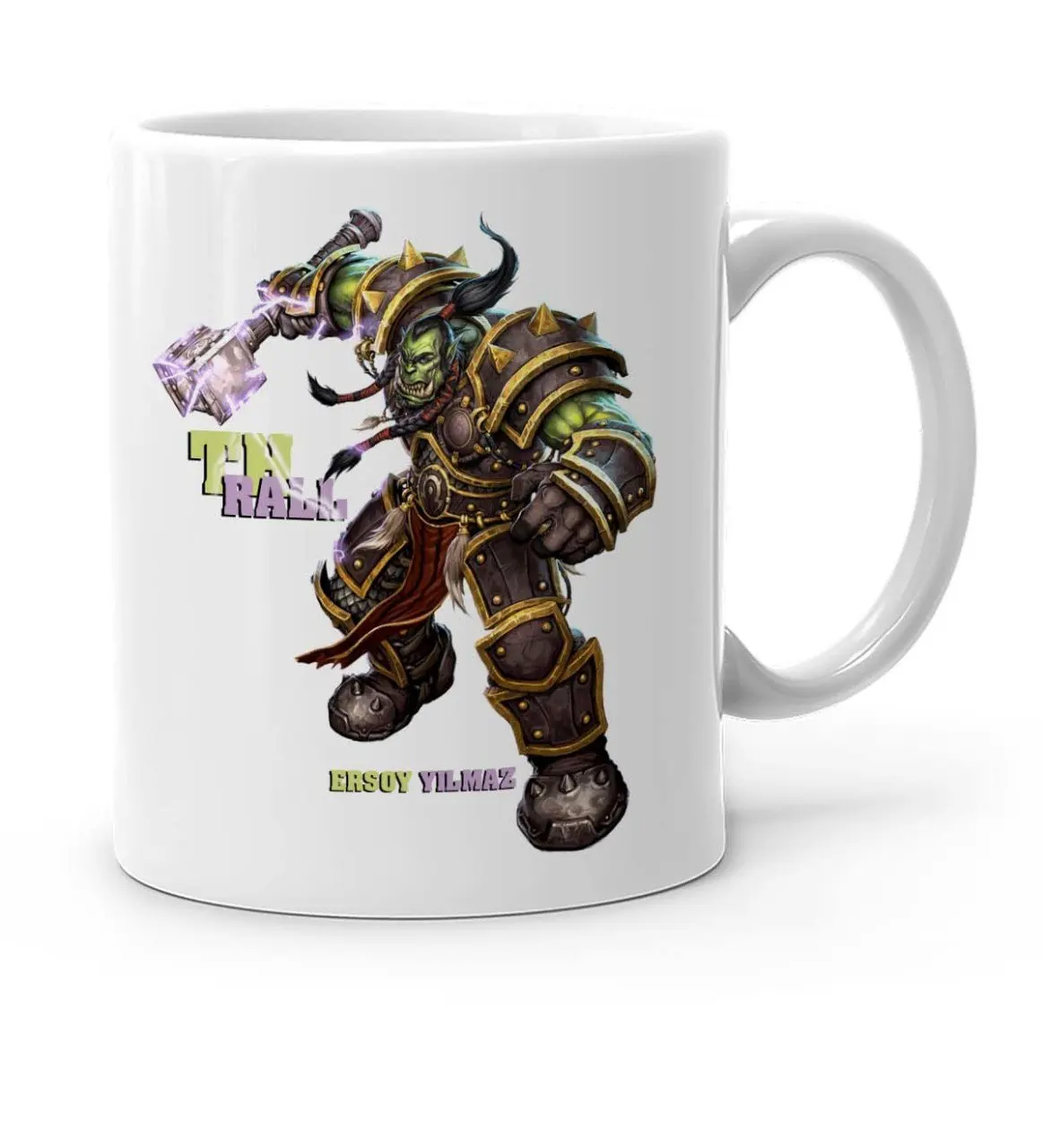 Персонализированная Белая Кружка World of Warcraft Thrall Cup-1 | Дом и сад