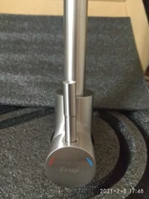 Frap-grifos de acero inoxidable para cocina, mezclador de un solo Mango, de un solo orificio, para fregadero, Y40107