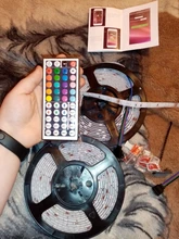 luces led,RGB 5050/SMD2835 cinta Flexible DIY tira de luz Led RGB cinta de diodo DC 12V app bluetooth