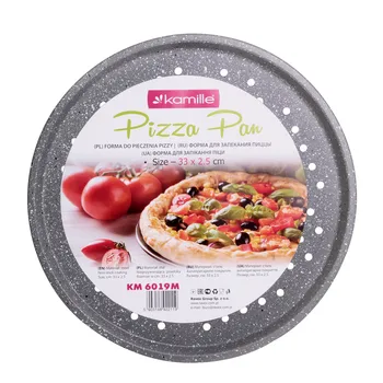 

Form for baking pizza Ø 33 cm from carbon steel Kamille, kml-6019m