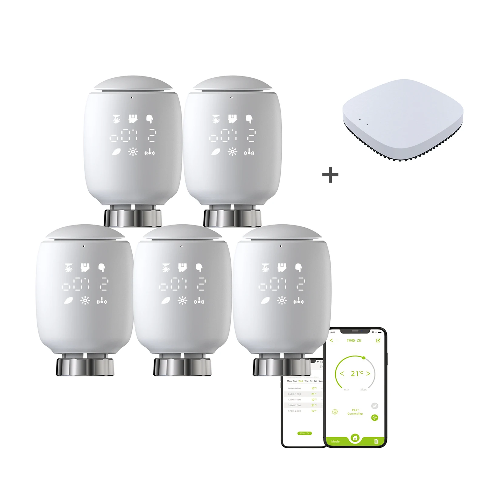 Smart Radiator Valve Thermostat Google Home | Smart Radiator Valve Zigbee -  Hvac Systems u0026 Parts - Aliexpress