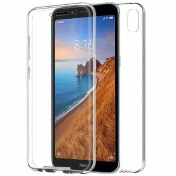 

Stand case double 360 ° for XIAOMI REDMI 7A Front + Back Clear