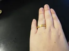 Letdiffy-anillos de acero inoxidable para mujer, 6mm, mate, ostentoso, para amantes, regalos de compromiso