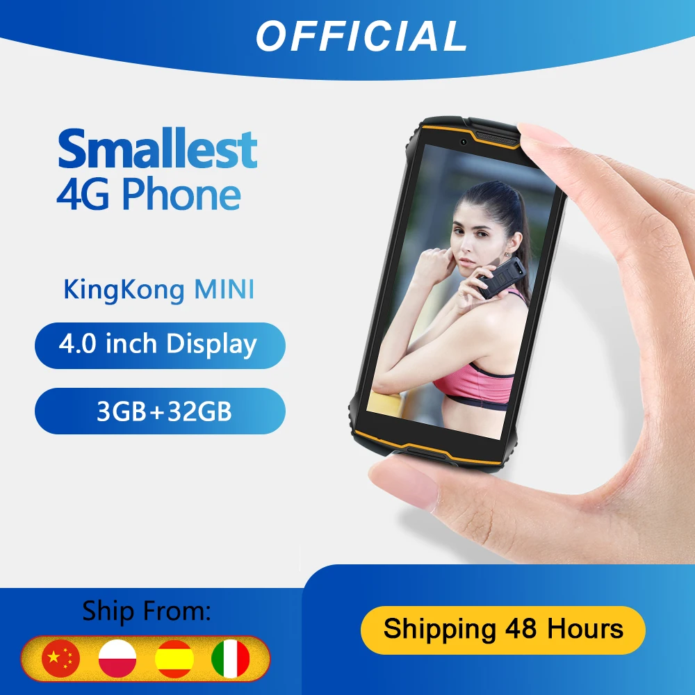 Cubot KingKong MINI Прочный Защитный телефон 4 &quotQHD + 18:9 экран водонепроницаемый Смартфон