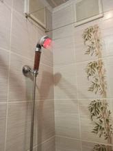 Light Shower-Head Temperature-Control Colorful Anion Pressurized Water-Saving Handheld