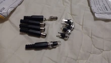 Fuente de alimentación de 5,5mm x 2,1mm, 5,5x2,1 CC, Conector de clavija + adaptador de Terminal de montaje de Panel de Metal hembra, enchufe, conectores DC