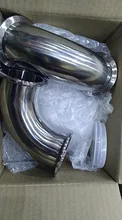 Clamp 2(51mm)  OD64mm Elbow 90 degree , Stainless Steel 304