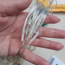 LED Garland Curtains Usb-Power-Fairy-Lights Christmas-Decoration Living-Control Remote