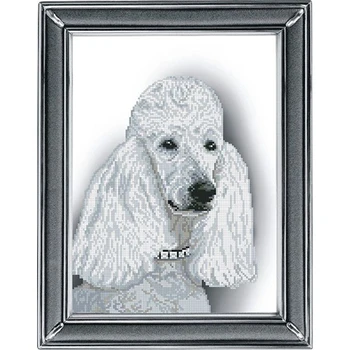 

70811 beauty embroidery set and creativity 'poodel' 21,8*29,7 cm