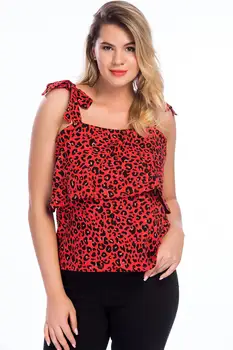 

Sans Textile Women Red Shoulder Gusset Tunik 65 N15914