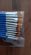 12 Uds. De pinceles de nailon para pintar, accesorios de arte para niños, pincel para pintar con acuarela, artículos de dibujo artístico