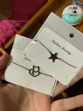 DOTIFI-pulsera de acero inoxidable para mujer, de Color dorado y plateado, gato, exquisita pulsera femenina, joyería de compromiso para amantes