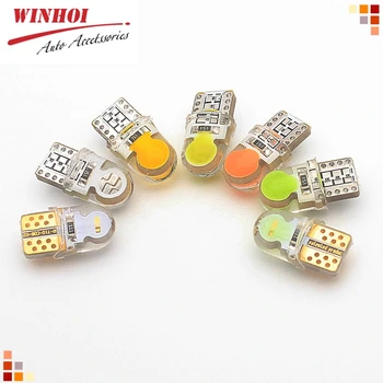 

10pcs Car Light Bulb 8SMD T10 Led Canbus W5W 194 168 Error Free 12V Auto Wedge Light Bulbs Turn Signal Side License Plate Lamp