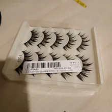 Pestañas postizas japonesas para mujer, 5 pares, largas y gruesas, naturales, de belleza para ojo, extensión de pestañas DIY, cosméticas