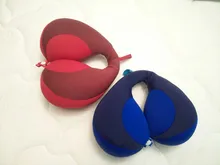 Cojín de aire para reposacabezas de coche en forma de U, soporte portátil de viaje para la cabeza para bebé, almohada para dormir en casa para cuello, regalo para niños