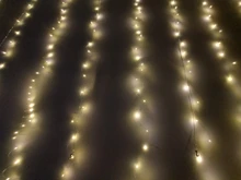 Curtain-Light Garland Fairy Wedding Home-Decor Christmas Outdoor New-Year 3X3M Usb Led