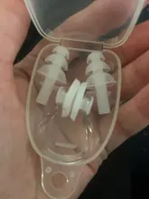 Tapones de oídos para natación suave, funda con pinza para la nariz, protección contra el agua, tapones para la oreja, suministros de buceo de silicona blanda resistente al agua