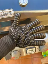 Fireproof-Gloves Oven Flame-Retardant BBQ Barbeque Heat-Insulation 2pcs for Microwave