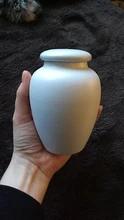 Urna de tarro de cenizas funerarias para cremación humana, soporte para cenizas de mascotas, recuerdo de cerámica, sello para urnas, tarro de almacenamiento, negro/blanco