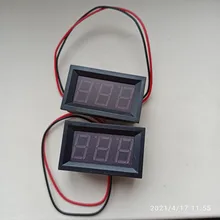 Medidor de voltaje con pantalla LED, voltímetro Digital ca 30-500V AC 0-600V 0,56 , calibrador de lectura DC 3,5-30V DC 0-100V, rojo, verde, azul