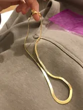 2020 de moda estilo de la calle 18K chapado en oro corto espiga collares de cadena de Gargantilla para mujer minimalista collar de cadena de oro