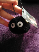 LLavero de Totoro para seguidores del cómic, accesorio con diseño de hada del polvo, apto para bolso, amuletos, monedero, Miyazaki Hayao