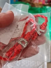Pulseras con letras de hilo rojo para mujer, 1 unidad, 26 letras, amuleto de cuerda roja, pulsera de la suerte, regalo de joyería para pareja