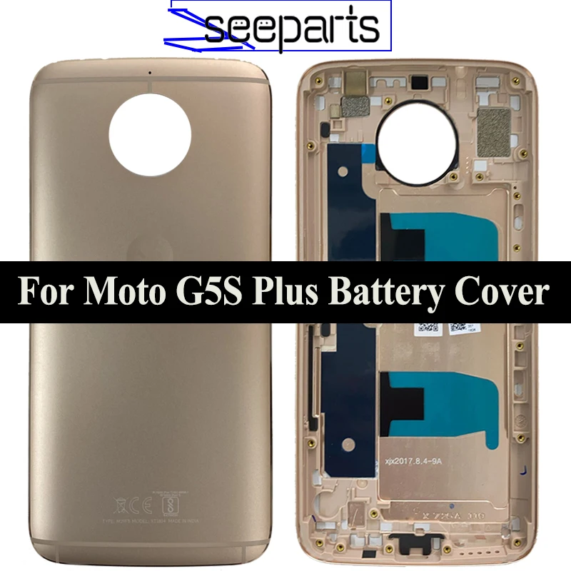 Новинка 5 дюйма для Motorola Moto G5S Plus XT1802 XT1803 XT1804 XT1805 XT1806 задняя крышка корпуса