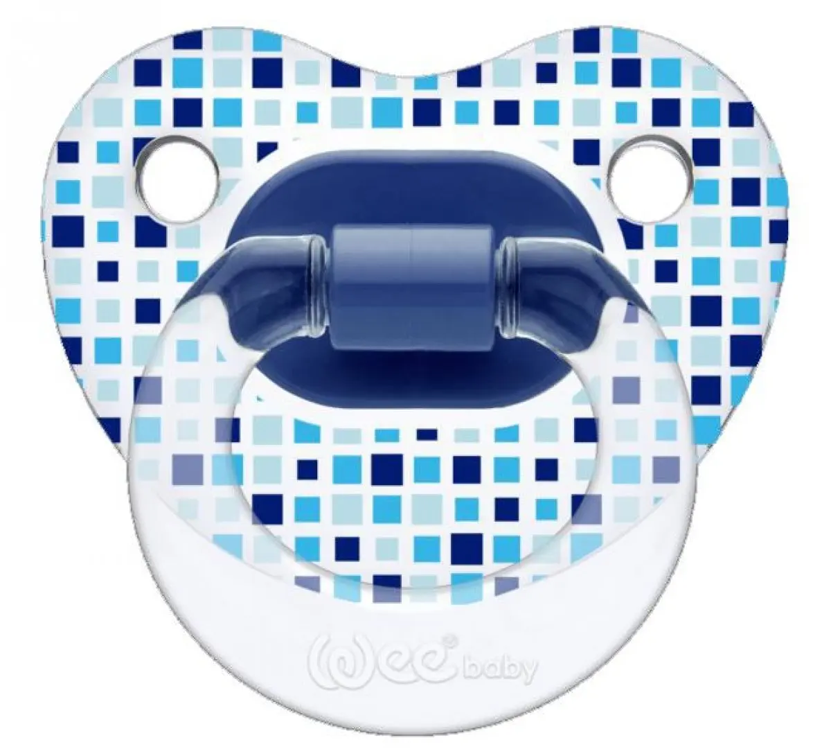 

WeeBaby Transparent Patterned Palated Pacifier 6-18 Months