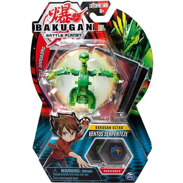 Фигурка-трансформер Spin Master Bakugan "Ультра", Ventus Serpenteze