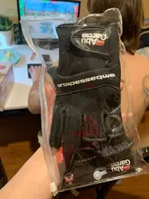 ABU Garcia-guantes de pesca de cuero de alta calidad, cómodos, antideslizantes, para pesca al aire libre, 1 par