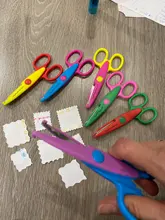 Paper-Craft-Scissors Scrapbook Album Diy-Decorative Curved-Edges Cutting-Patterns Photos