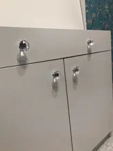 Wardrobe Handles Hardware Drawer Pull Cupboard Glass-Knobs Cabinet-Door Crystal Diamond-Shape