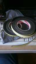 Rubber-Tape Sponge Anti-Collision-Seal-Strip Foam Strong-Adhesion Thick Black 3mm EVA