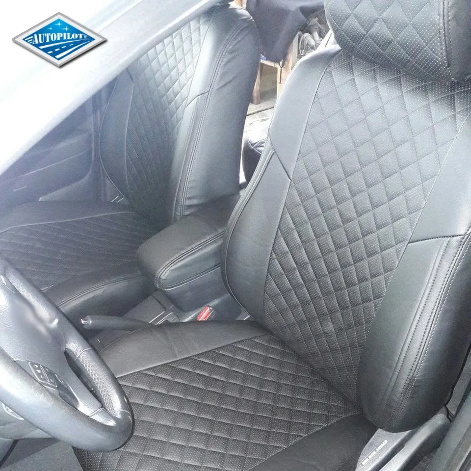 Для Toyota Avensis II 2003 2009 (седан 40/60) Комплект модельных авточехлов из экокожи Аригон