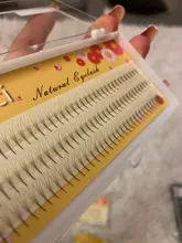 Kimcci-pestañas 3D individuales de cilios, pestañas naturales de visón para extensiones, 120 manojos, maquillaje negro, pestañas postizas