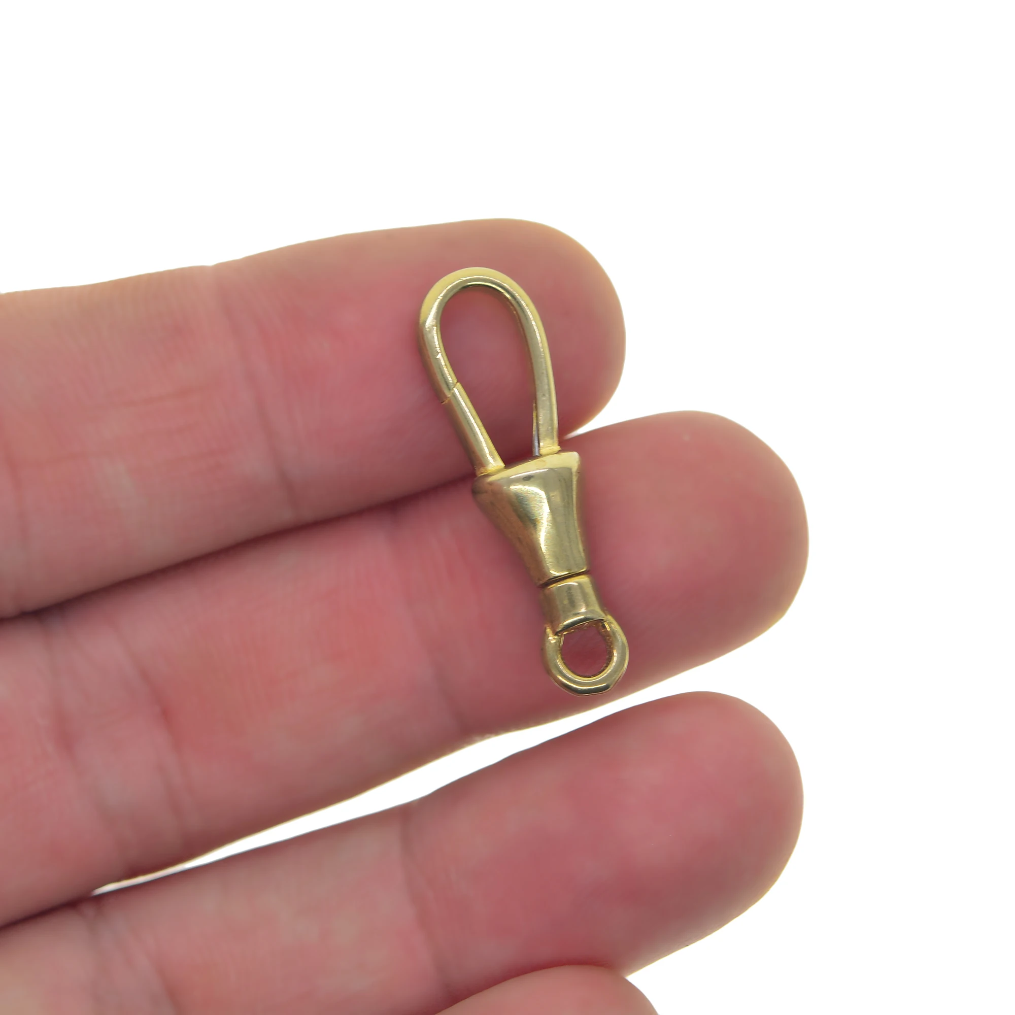 アクセサリー HOSO 2pcs Korea small Solid Brass made vest Pocket Watch Swivel Clip