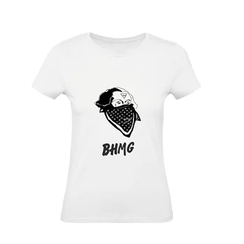 

Cotton WOMAN T-shirt BASIC super fit top quality BHMG-MADE IN ITALY