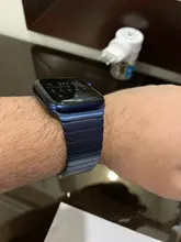 Correa de acero inoxidable para Apple Watch, banda de 44mm y 40mm para iWatch de 42mm/38mm, pulsera de Metal de mariposa para Apple watch serie 5 4 3 se 6