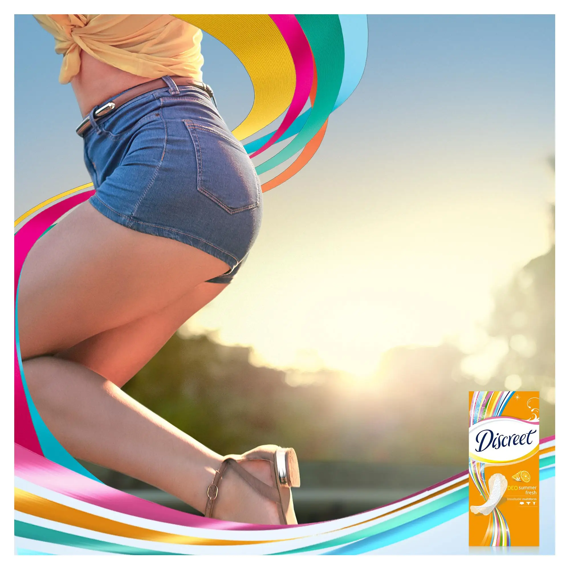 Женские ежедневные прокладки DISCREET Deo Summer Fresh Multiform, 20 шт