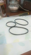 3D piezas de la impresora GT2 de bucle cerrado correa de goma 2GT 6mm 110, 112, 122, 158, 200, 280, 300, 400, 610, 852 mm correas síncronas parte