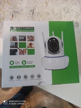 Cámara de vigilancia de seguridad para el hogar, videocámara IP de 1080P, inalámbrica, con detección de movimiento, 360 PTZ, Monitor de bebé